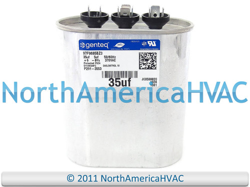 ふぁて専用 Capcom GE Genteq Dual Run Capacitor Oval 35/5 uf MFD 370